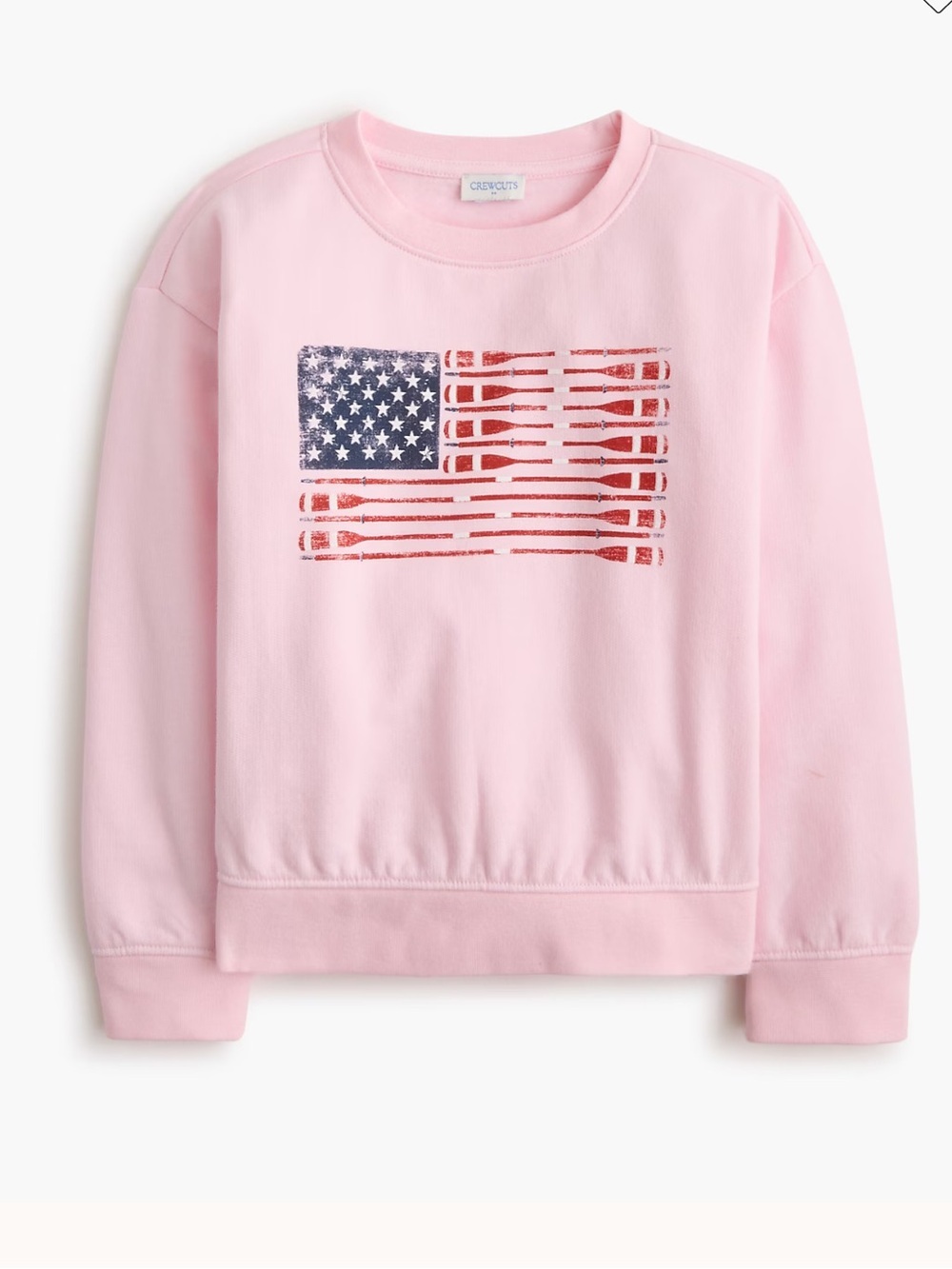 J crew Girls' oar flag sweatshirt